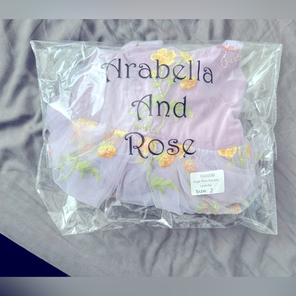 Arabella and Rose Sugar Plum Romper - Picture 12 of 13